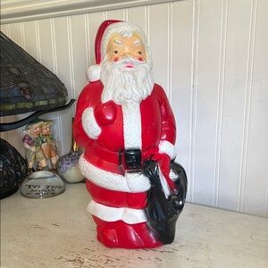 1968 Empire Santa blow mold Santa Christmas